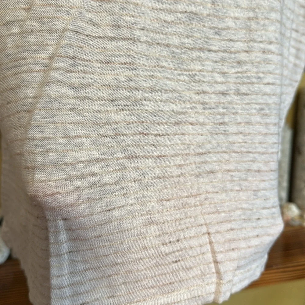 Nicole Miller Linen Tee Shirt - Picture 3 of 7